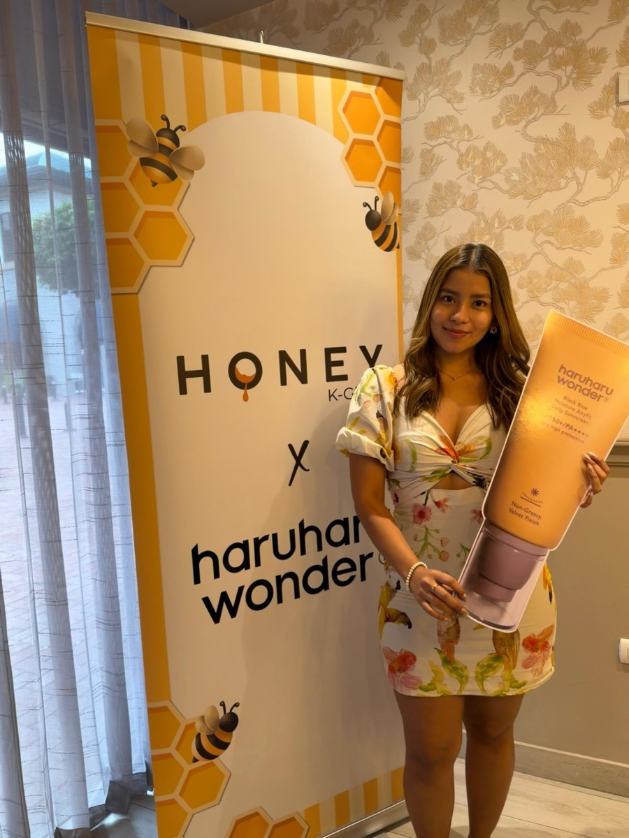 Odalys en el lanzamiento de Honey Skincare